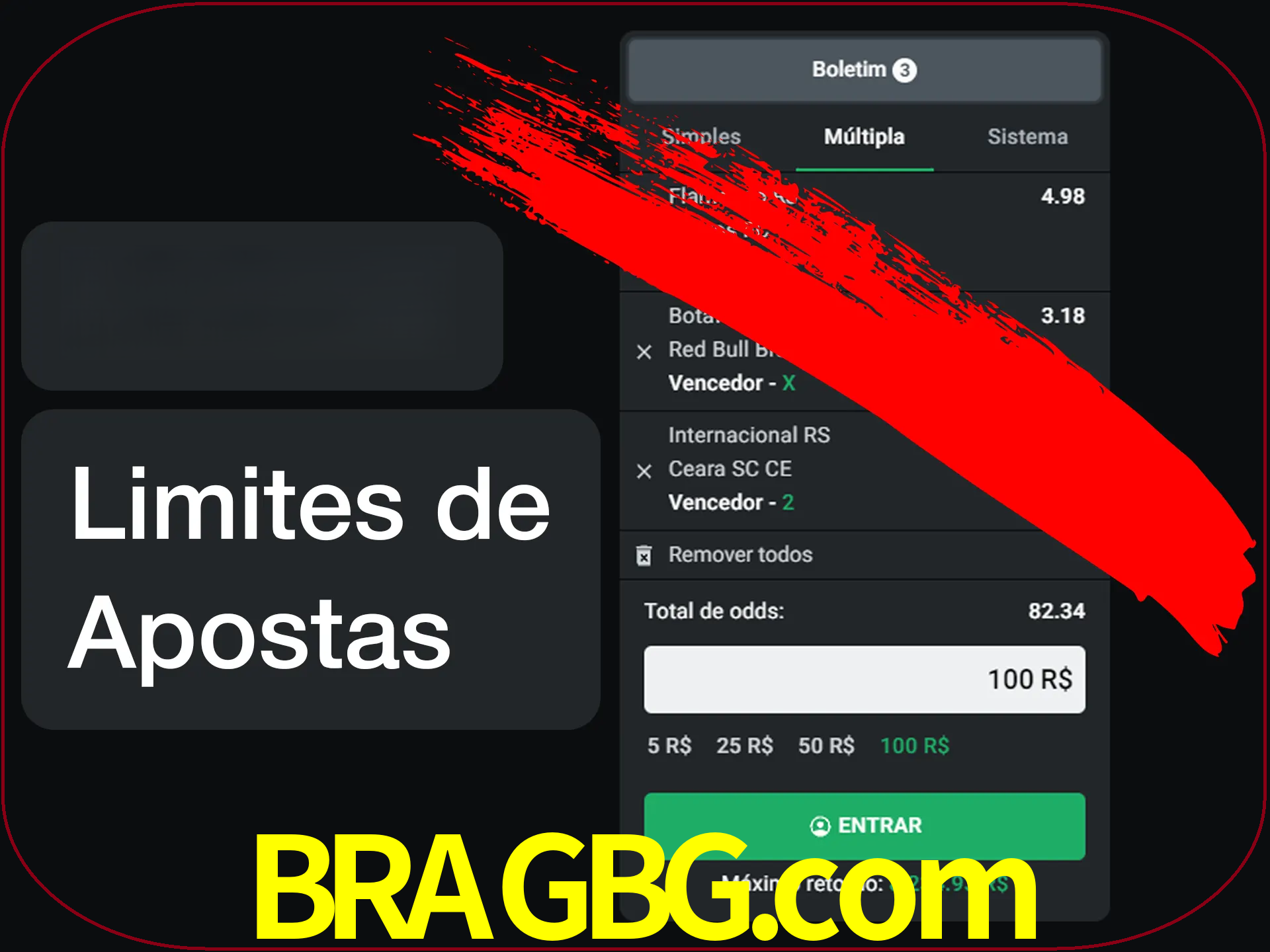 Não faça apostas loucas.